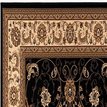 12' Beige And Blue Oriental Runner Rug