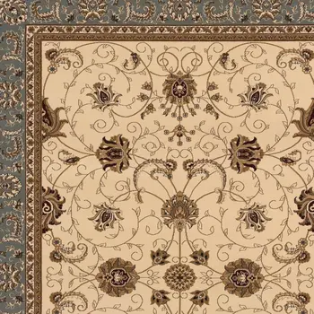 2' X 4' Beige And Black Oriental Area Rug