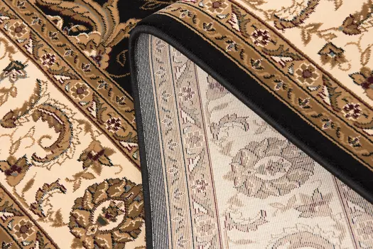 12' Beige And Cream Oriental Runner Rug
