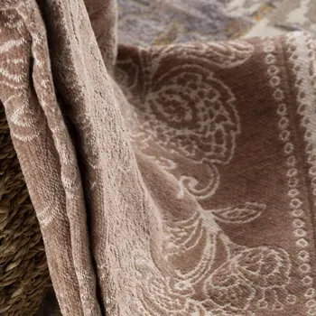 12' Gray And Beige Southwestern Runner Rug