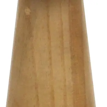 9" Brown Wood Hand Painted Tabletop Sculpture