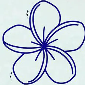 6" x 6" Blue Vinyl Arabesque Peel And Stick Removable Tiles