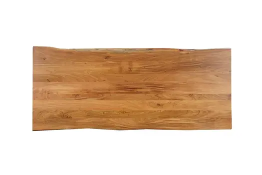 108" Brown Solid Wood Double Pedestal Base Dining Table