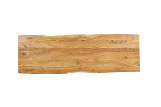 120" Brown Solid Wood Double Pedestal Base Dining Table