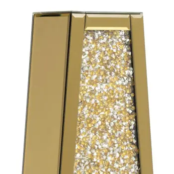 30" Gold Glass Decorative Bottles