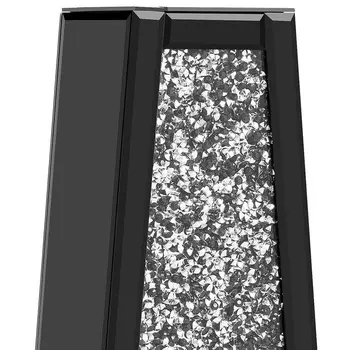 30" Black Glass Decorative Bottles
