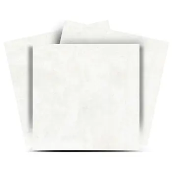 12" x 12" White Vinyl Arabesque Peel And Stick Removable Tiles
