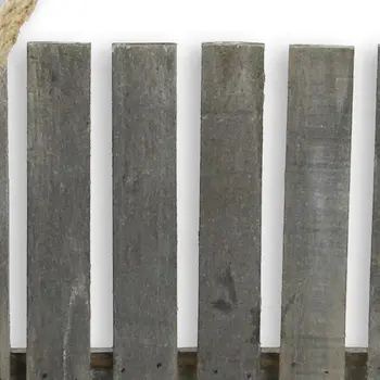 Gray Wood 870 Ounce Distressed Hanging Planter