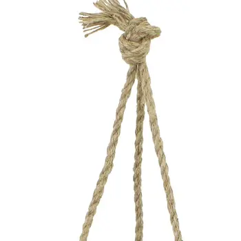 Brown Wood 700 Ounce Round Distressed Hanging Planter