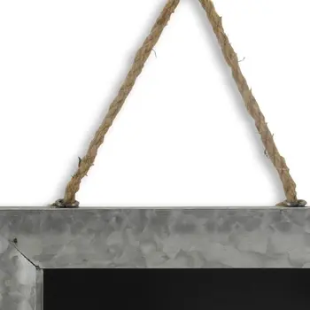 8" X 10" Gray Metal Hanging Chalkboard