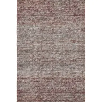 9' X 12' Burgundy And Gray Abstract Washable Indoor Outdoor Area Rug