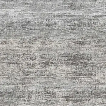 8' X 10' Silver And Charcoal Abstract Washable Indoor Outdoor Area Rug