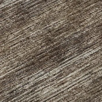 3' X 5' Brown And Gray Abstract Washable Indoor Outdoor Area Rug