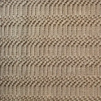 6' Natural Jute Abstract Hand Woven Area Rug
