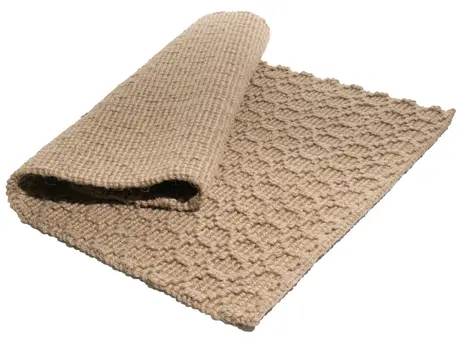 2' X 3' Beige And Brown Jute Geometric Hand Woven Area Rug