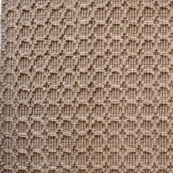 6' X 9' Beige And Brown Jute Geometric Hand Woven Area Rug