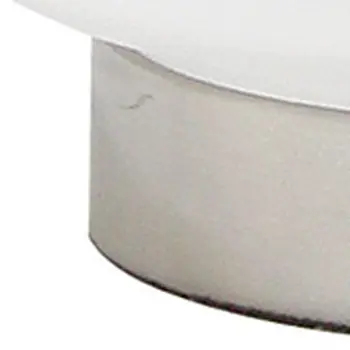 23" White Glass Gourd Table Lamp With White Drum Shade