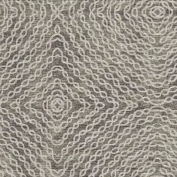 9' X 12' Coffee And Beige Geometric Washable Area Rug With UV Protection