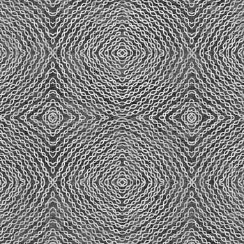 3' X 5' Graphite And Ivory Geometric Washable Area Rug With UV Protection