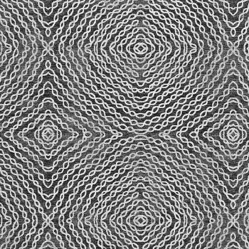 10' X 14' Graphite And Ivory Geometric Washable Area Rug With UV Protection