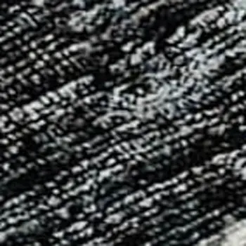 3' X 5' Persian Blue And Charcoal Striped Washable Area Rug With UV Protection