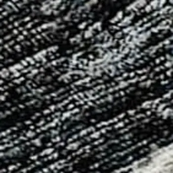 8' X 10' Persian Blue And Charcoal Striped Washable Area Rug With UV Protection