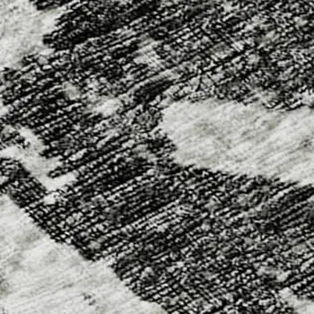 10' X 14' Gold Gray And Charcoal Abstract Washable Area Rug With UV Protection