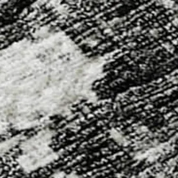 8' X 10' Red Charcoal And Gray Abstract Washable Area Rug With UV Protection