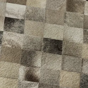 5' X 8' Gray Ivory And Beige Geometric Washable Area Rug With UV Protection