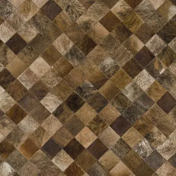 10' X 14' Brown Beige And Coffee Geometric Washable Area Rug With UV Protection