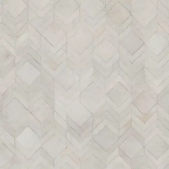 3' X 5' Ivory And Gray Geometric Washable Area Rug With UV Protection