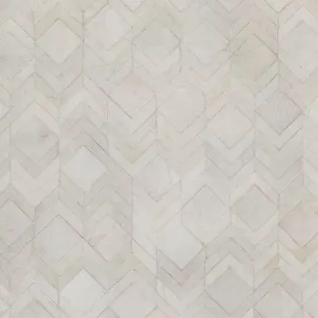 5' X 8' Ivory And Gray Geometric Washable Area Rug With UV Protection