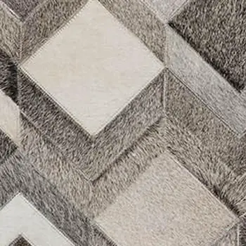 10' X 14' Gray Ivory And Black Geometric Washable Area Rug With UV Protection