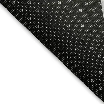 5' X 8' Green And Navy Blue Geometric Washable Area Rug With UV Protection