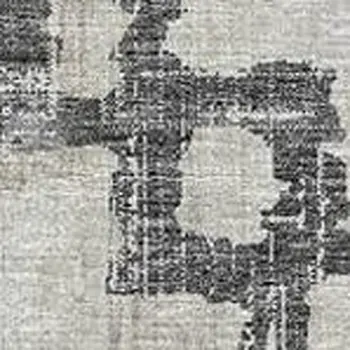 9' X 12' Taupe And Ivory Tribal Washable Area Rug With UV Protection