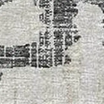 10' X 14' Taupe And Ivory Tribal Washable Area Rug With UV Protection
