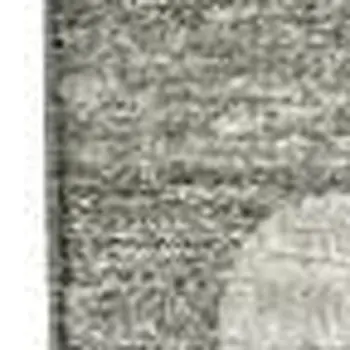 5' X 8' Olive Green And Ivory Floral Medallion Washable Area Rug With UV Protection