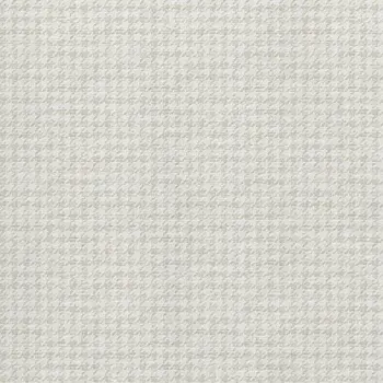 3' X 5' Linen And Ivory Houndstooth Washable Area Rug With UV Protection