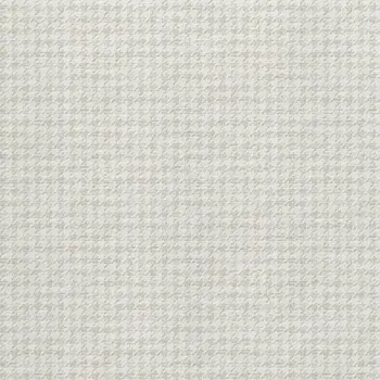 5' X 8' Linen And Ivory Houndstooth Washable Area Rug With UV Protection