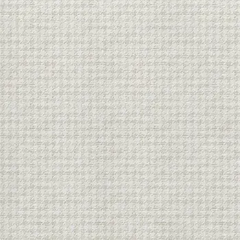 8' X 10' Linen And Ivory Houndstooth Washable Area Rug With UV Protection