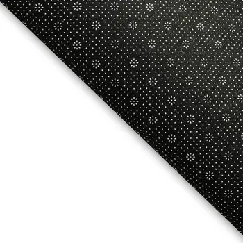 3' X 5' Gray And Ivory Houndstooth Washable Area Rug With UV Protection