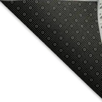 5' X 8' Gray And Ivory Houndstooth Washable Area Rug With UV Protection