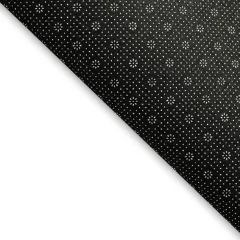 8' X 10' Gray And Ivory Houndstooth Washable Area Rug With UV Protection