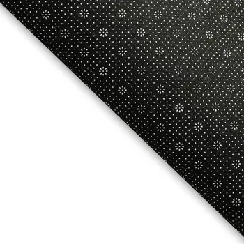 9' X 12' Gray And Ivory Houndstooth Washable Area Rug With UV Protection