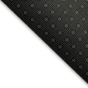 8' X 10' Black And White Houndstooth Washable Area Rug With UV Protection