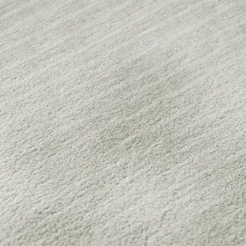 8' X 10' Linen And Ivory Striped Washable Area Rug With UV Protection