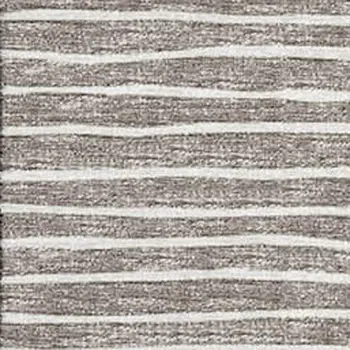 5' X 8' Taupe And Ivory Striped Washable Area Rug With UV Protection