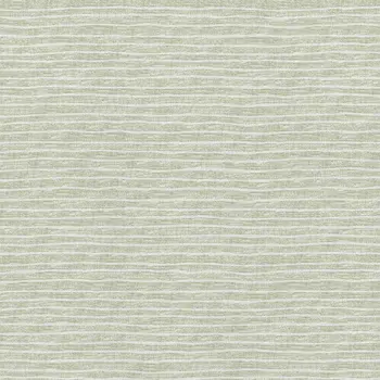 8' X 10' Light Gray And Ivory Striped Washable Area Rug With UV Protection
