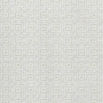 9' X 12' Linen And Ivory Geometric Washable Area Rug With UV Protection