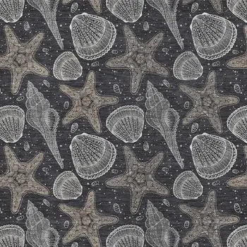 10' X 14' Midnight And Taupe Geometric Washable Area Rug With UV Protection
